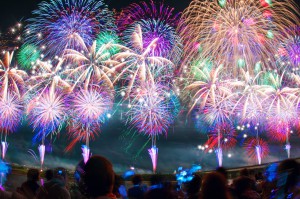 震災復興祈願花火 フェニックス8 長岡花火のフィナーレ